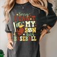 Sorry I Can't My Son Has Baseball Mother’s Day Baseball Mom Women's Comfort Colors T-Shirt Pepper Sorry I Can't My Son Has Baseball Mother’s Day Baseball Mom Women's Comfort Colors T-Shirt Pepper