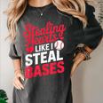 Stealing Hearts Like I Steal Bases Cute Baseball Valentine Women's Comfort Colors T-Shirt Pepper Stealing Hearts Like I Steal Bases Cute Baseball Valentine Women's Comfort Colors T-Shirt Pepper