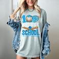 100 Days Of School Baseball Ice Cream Drip Student Kids Boys Women's Comfort Colors T-Shirt Denim