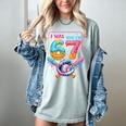 7th Birthday Boys I Was 6 Now I'm 7 Baseball Ice Cream Drip Women's Comfort Colors T-Shirt Denim 7th Birthday Boys I Was 6 Now I'm 7 Baseball Ice Cream Drip Women's Comfort Colors T-Shirt Denim