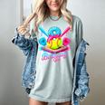 8th Birthday Baseball Ice Cream Drip 8 Years Old Girls B-Day Women's Comfort Colors T-Shirt Denim 8th Birthday Baseball Ice Cream Drip 8 Years Old Girls B-Day Women's Comfort Colors T-Shirt Denim