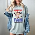 Always Your Biggest Fan Baseball Mom Women's Comfort Colors T-Shirt Denim Always Your Biggest Fan Baseball Mom Women's Comfort Colors T-Shirt Denim