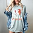 Ball Mom Football Baseball Mom Women's Comfort Colors T-Shirt Denim Ball Mom Football Baseball Mom Women's Comfort Colors T-Shirt Denim