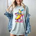 Banana With Baseball Bat Street Baseball Drip Women's Comfort Colors T-Shirt Denim Banana With Baseball Bat Street Baseball Drip Women's Comfort Colors T-Shirt Denim