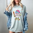 Baseball 6th Birthday Boy Ice Cream Drip Bruh I'm 6 Year Old Women's Comfort Colors T-Shirt Denim