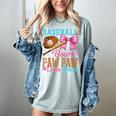 Baseball Or Bows Paw Paw Loves You Gender Reveal Baby Party Women's Comfort Colors T-Shirt Denim