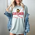 Baseball Catcher Papaw Proud Papaw Of A Baseball Catcher Women's Comfort Colors T-Shirt Denim Baseball Catcher Papaw Proud Papaw Of A Baseball Catcher Women's Comfort Colors T-Shirt Denim