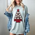 Baseball Christmas Tree Proud Baseball Mom Tee Women's Comfort Colors T-Shirt Denim