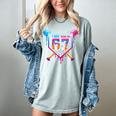 Baseball Drip I Was 6 Now I'm 7 67 Meme 7th Birthday Women's Comfort Colors T-Shirt Denim Baseball Drip I Was 6 Now I'm 7 67 Meme 7th Birthday Women's Comfort Colors T-Shirt Denim