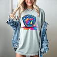Baseball Drip Ice Cream 67 Lifestyle 101 Women's Comfort Colors T-Shirt Denim Baseball Drip Ice Cream 67 Lifestyle 101 Women's Comfort Colors T-Shirt Denim