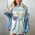 Baseball Ice Cream Drip Bonus Dad Of The Birthday Boy Women's Comfort Colors T-Shirt Denim Baseball Ice Cream Drip Bonus Dad Of The Birthday Boy Women's Comfort Colors T-Shirt Denim