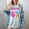 Baseball Ice Cream Drip Number 67 Player Or 67th Birthday Women's Comfort Colors T-Shirt Denim Baseball Ice Cream Drip Number 67 Player Or 67th Birthday Women's Comfort Colors T-Shirt Denim