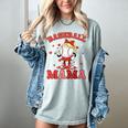 Baseball Mama Sports Mom Baseball Valentine Drip Girls Women Women's Comfort Colors T-Shirt Denim