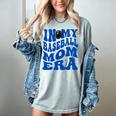 In My Baseball Mom Ear Blue Women's Comfort Colors T-Shirt Denim
