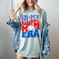 In My Baseball Mom Era Groovy Baseball Mother's Day US Flag Women's Comfort Colors T-Shirt Denim In My Baseball Mom Era Groovy Baseball Mother's Day US Flag Women's Comfort Colors T-Shirt Denim