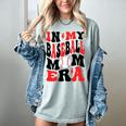 In My Baseball Mom Era Groovy Mom Women's Comfort Colors T-Shirt Denim