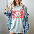 Baseball Mom Homerun Best Mom Sport Player Women's Comfort Colors T-Shirt Denim