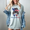 Baseball Mom USA American Flag 4th Of July Women's Comfort Colors T-Shirt Denim Baseball Mom USA American Flag 4th Of July Women's Comfort Colors T-Shirt Denim