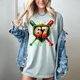 Baseball Six Seven 67 Meme Ice Cream Drip Xmas Men Women Women's Comfort Colors T-Shirt Denim