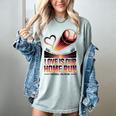 Baseball Valentine Forever On Deck For You Women's Comfort Colors T-Shirt Denim Baseball Valentine Forever On Deck For You Women's Comfort Colors T-Shirt Denim