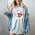 Bleached Custom Baseball Mom Number 20 Heart For Mom Women's Comfort Colors T-Shirt Denim Bleached Custom Baseball Mom Number 20 Heart For Mom Women's Comfort Colors T-Shirt Denim