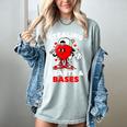 Boys Valentines Baseball Drip Icecream Stealing Hearts Kids Women's Comfort Colors T-Shirt Denim