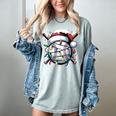Christmas Baseball Boy Youth Kid Men Santa Hat Xmas Baseball Women's Comfort Colors T-Shirt Denim Christmas Baseball Boy Youth Kid Men Santa Hat Xmas Baseball Women's Comfort Colors T-Shirt Denim