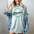 Cute Mama Script Font On Baseball Mom Women's Comfort Colors T-Shirt Denim Cute Mama Script Font On Baseball Mom Women's Comfort Colors T-Shirt Denim