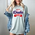 Dada Rookie Of Year 1st Birthday Baseball Theme Matching Women's Comfort Colors T-Shirt Denim Dada Rookie Of Year 1st Birthday Baseball Theme Matching Women's Comfort Colors T-Shirt Denim