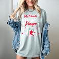 My Favorite Baseball Player Calls Me Mimi For Baseball Mom Women's Comfort Colors T-Shirt Denim My Favorite Baseball Player Calls Me Mimi For Baseball Mom Women's Comfort Colors T-Shirt Denim