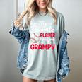 My Favorite Player Calls Me Grampy Baseball Grampy Women's Comfort Colors T-Shirt Denim