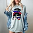 Haitian Baseball Mom Haiti Flag Baseball Girl Women's Comfort Colors T-Shirt Denim