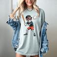 Halloween Skeleton Playing Baseball 67 Six Seven Meme Women's Comfort Colors T-Shirt Denim
