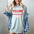 I'm Not Yelling This Is My Normal Baseball Mom Voice Women's Comfort Colors T-Shirt Denim I'm Not Yelling This Is My Normal Baseball Mom Voice Women's Comfort Colors T-Shirt Denim
