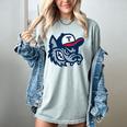Jarrell Storm Chasers Baseball Big Logo Women's Comfort Colors T-Shirt Denim