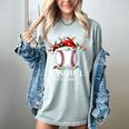 Most Likely To Play Baseball With Santa Christmas Xmas Women's Comfort Colors T-Shirt Denim Most Likely To Play Baseball With Santa Christmas Xmas Women's Comfort Colors T-Shirt Denim