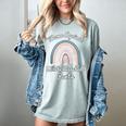 Moms Against Baseball Pants Baseball Mom Rainbow Women's Comfort Colors T-Shirt Denim