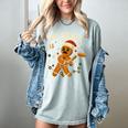 Oh Snap Gingerbreadman Christmas Baseball Women's Comfort Colors T-Shirt Denim