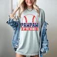 Pawpaw Rookie Of Year 1st Birthday Baseball Theme Matching Women's Comfort Colors T-Shirt Denim Pawpaw Rookie Of Year 1st Birthday Baseball Theme Matching Women's Comfort Colors T-Shirt Denim