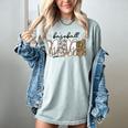 Preppy Baseball Mama Coquette Bow Game Day Mom Mother Women's Comfort Colors T-Shirt Denim Preppy Baseball Mama Coquette Bow Game Day Mom Mother Women's Comfort Colors T-Shirt Denim