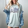 Proud Senior Mom Class Of 2024 Baseball Mom Graduate School Women's Comfort Colors T-Shirt Denim