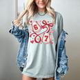 Six Seven Baseball Lover Sports Red Heart Bow Valentine Girl Women's Comfort Colors T-Shirt Denim Six Seven Baseball Lover Sports Red Heart Bow Valentine Girl Women's Comfort Colors T-Shirt Denim