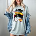 Spanish Baseball Mom Messy Bun Spain Baseball Girl Women's Comfort Colors T-Shirt Denim Spanish Baseball Mom Messy Bun Spain Baseball Girl Women's Comfort Colors T-Shirt Denim