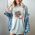 Stealing Bases And Hearts Baseball Puns Sports Women's Comfort Colors T-Shirt Denim