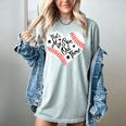 That's My Son Out There Baseball Mom Heart Mom Life Women's Comfort Colors T-Shirt Denim