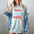 Tired Baseball Mom Club Baseball Mama Mother's Day Women's Comfort Colors T-Shirt Denim