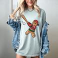 Ugly Christmas Sweater Gingerbread Baseball Toddler Kids Women's Comfort Colors T-Shirt Denim Ugly Christmas Sweater Gingerbread Baseball Toddler Kids Women's Comfort Colors T-Shirt Denim