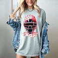 Valentine Baseball Catcher Mask Ice Cream Drip Tee For Boys Women's Comfort Colors T-Shirt Denim Valentine Baseball Catcher Mask Ice Cream Drip Tee For Boys Women's Comfort Colors T-Shirt Denim