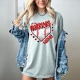 Warriors Home Plate Baseball Sports Baseball Mom Women's Comfort Colors T-Shirt Denim Warriors Home Plate Baseball Sports Baseball Mom Women's Comfort Colors T-Shirt Denim