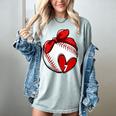 Womens Custom Baseball Mom Number 7 Heart For Mom Mommy Women's Comfort Colors T-Shirt Denim Womens Custom Baseball Mom Number 7 Heart For Mom Mommy Women's Comfort Colors T-Shirt Denim
